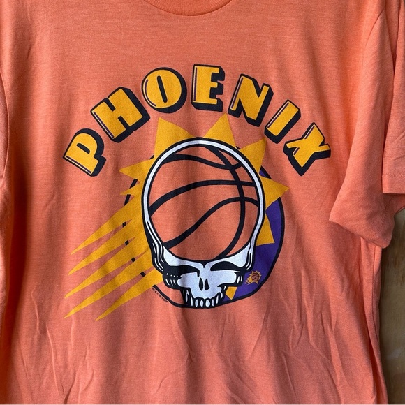 Homage Phoenix Suns Grateful Dead Steal Your Face Basketball  Short sleeve Tee - Picture 2 of 7